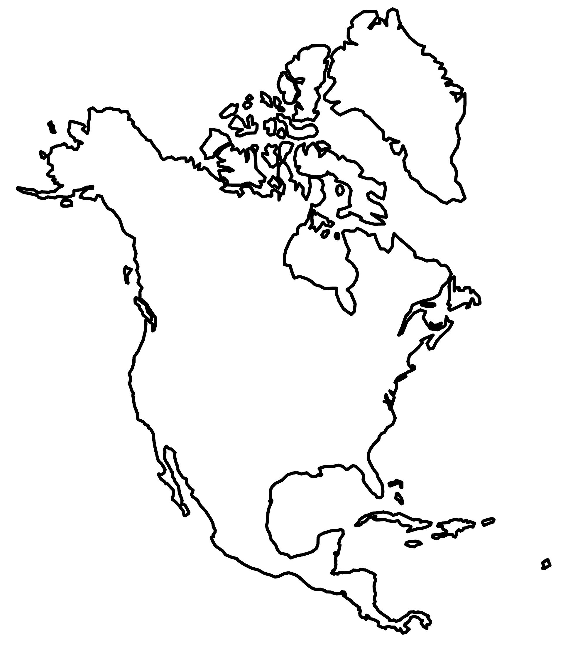 Printable Usa Map Blank