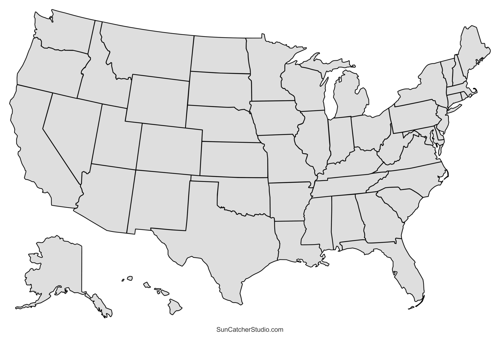 Free Printable Usa Map With States And Capitals