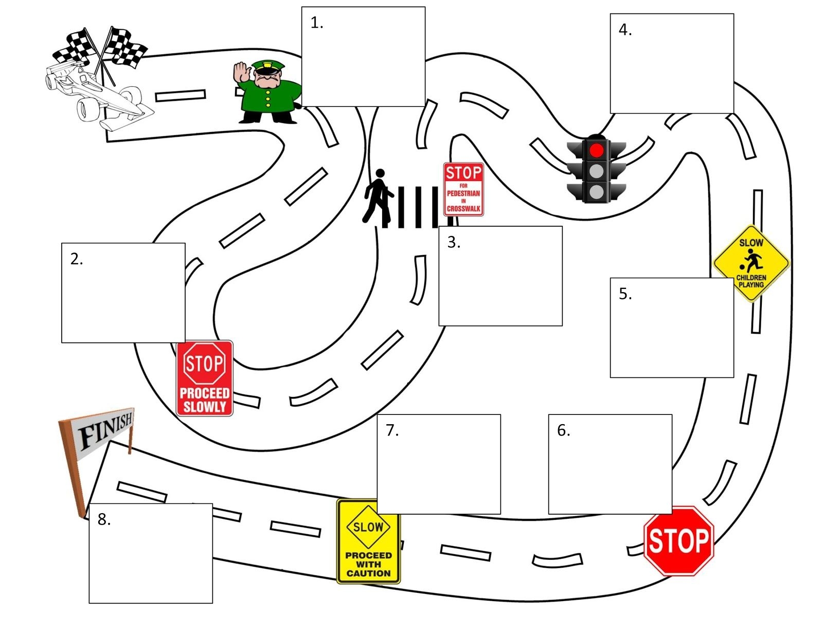 Reading Road Map Worksheets Library