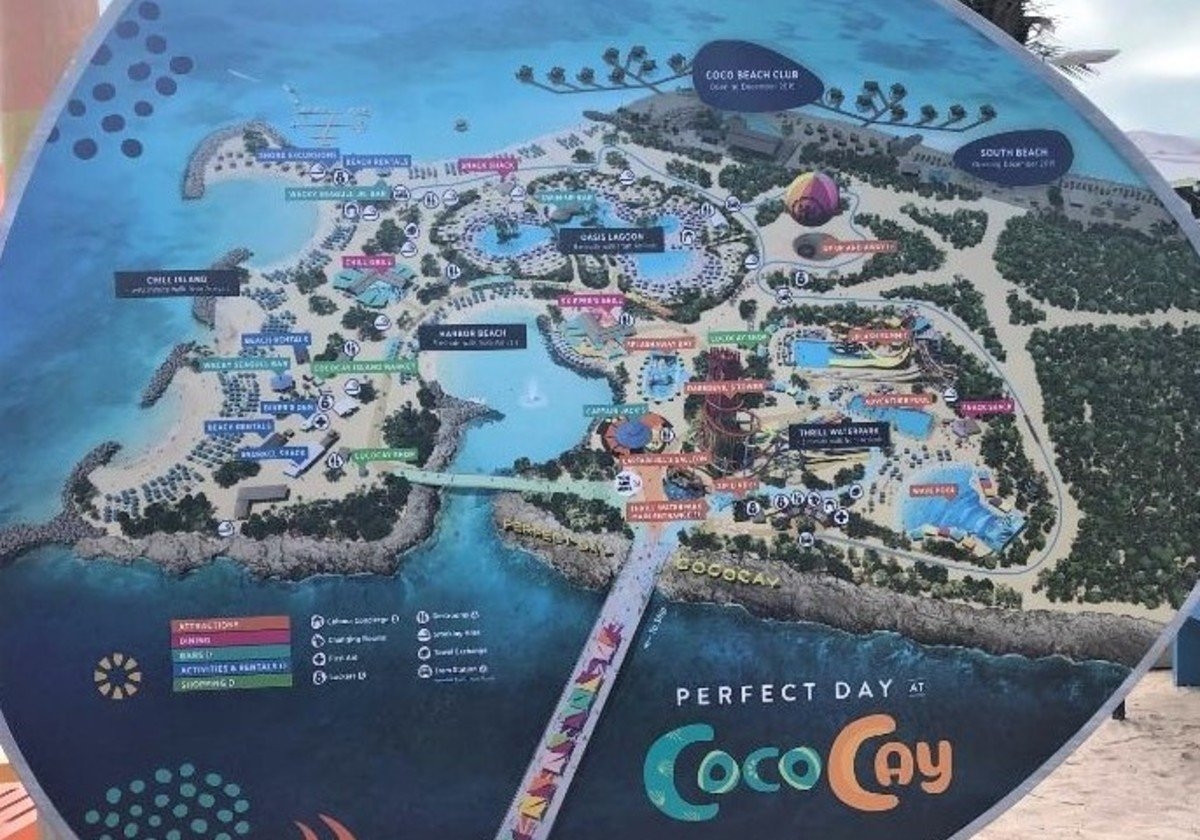 Printable Map Of Coco Cay