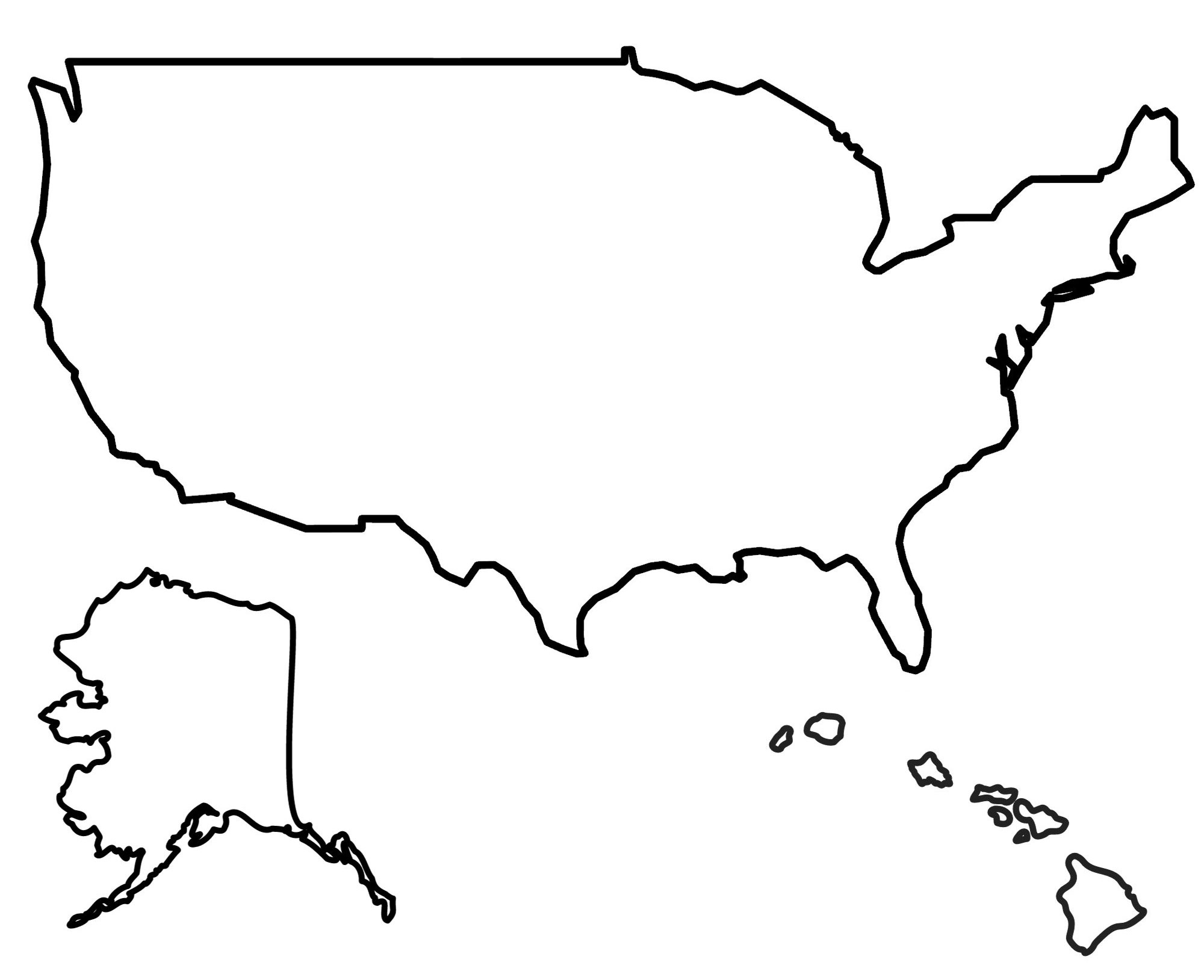 Blank Printable Map