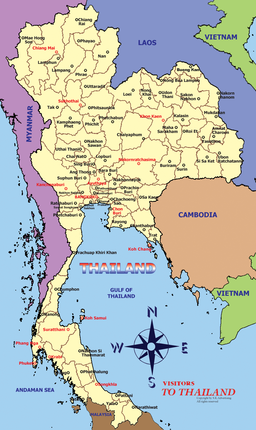 THAI MAP