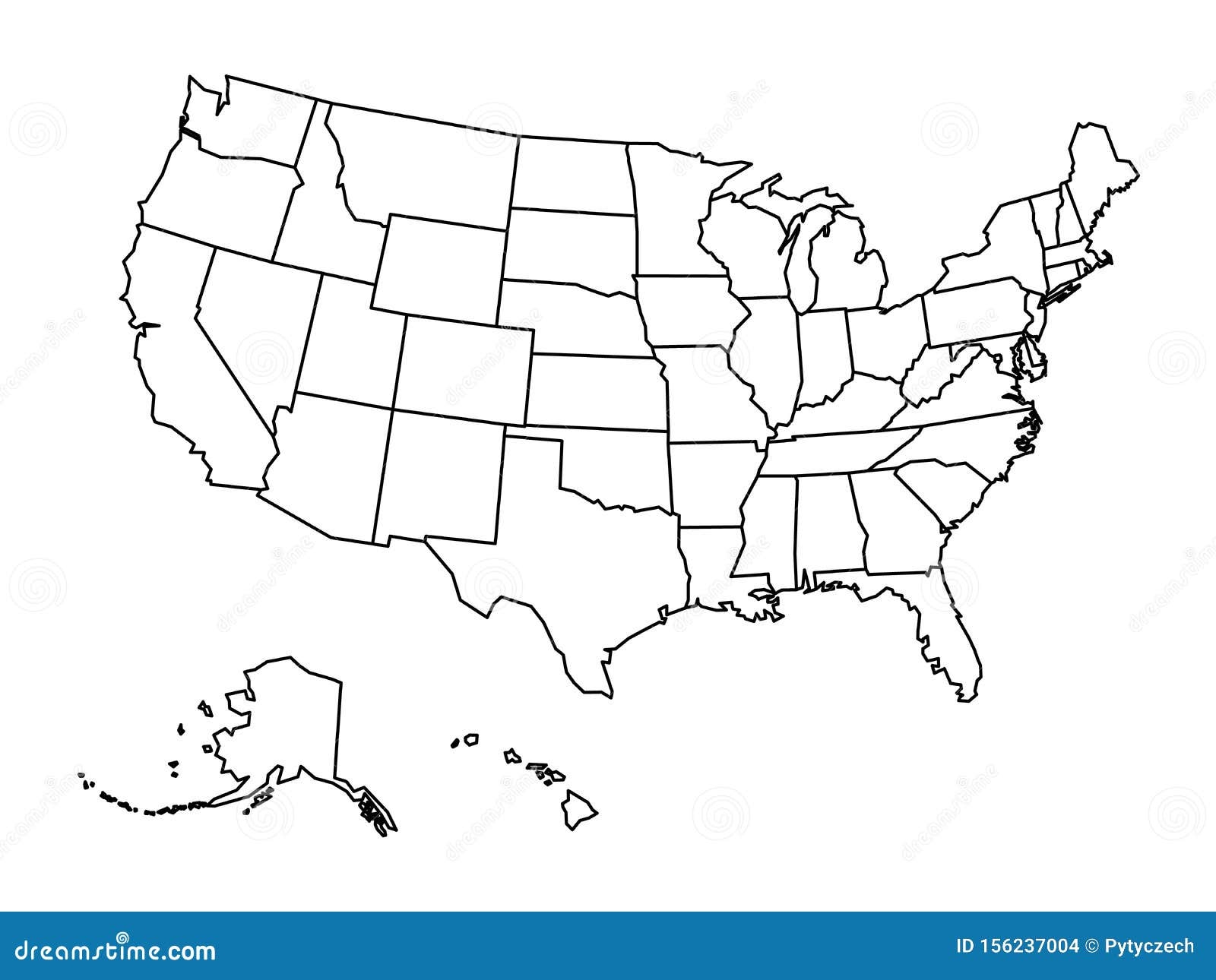 United States Map Outline Black Stock Illustrations 26 295 United States Map Outline Black Stock Illustrations Vectors Clipart Dreamstime