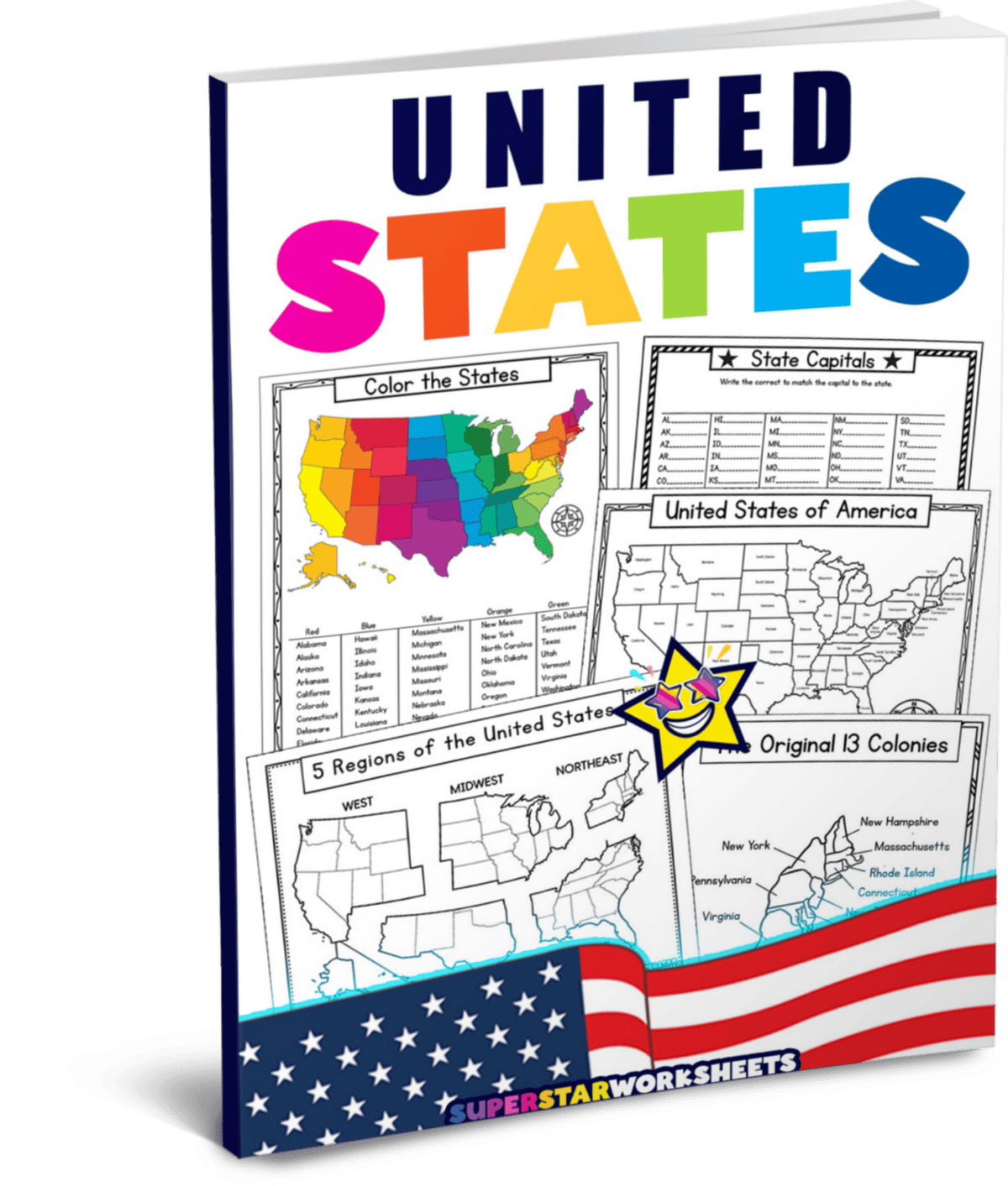Map Of The United States By Regions Printable