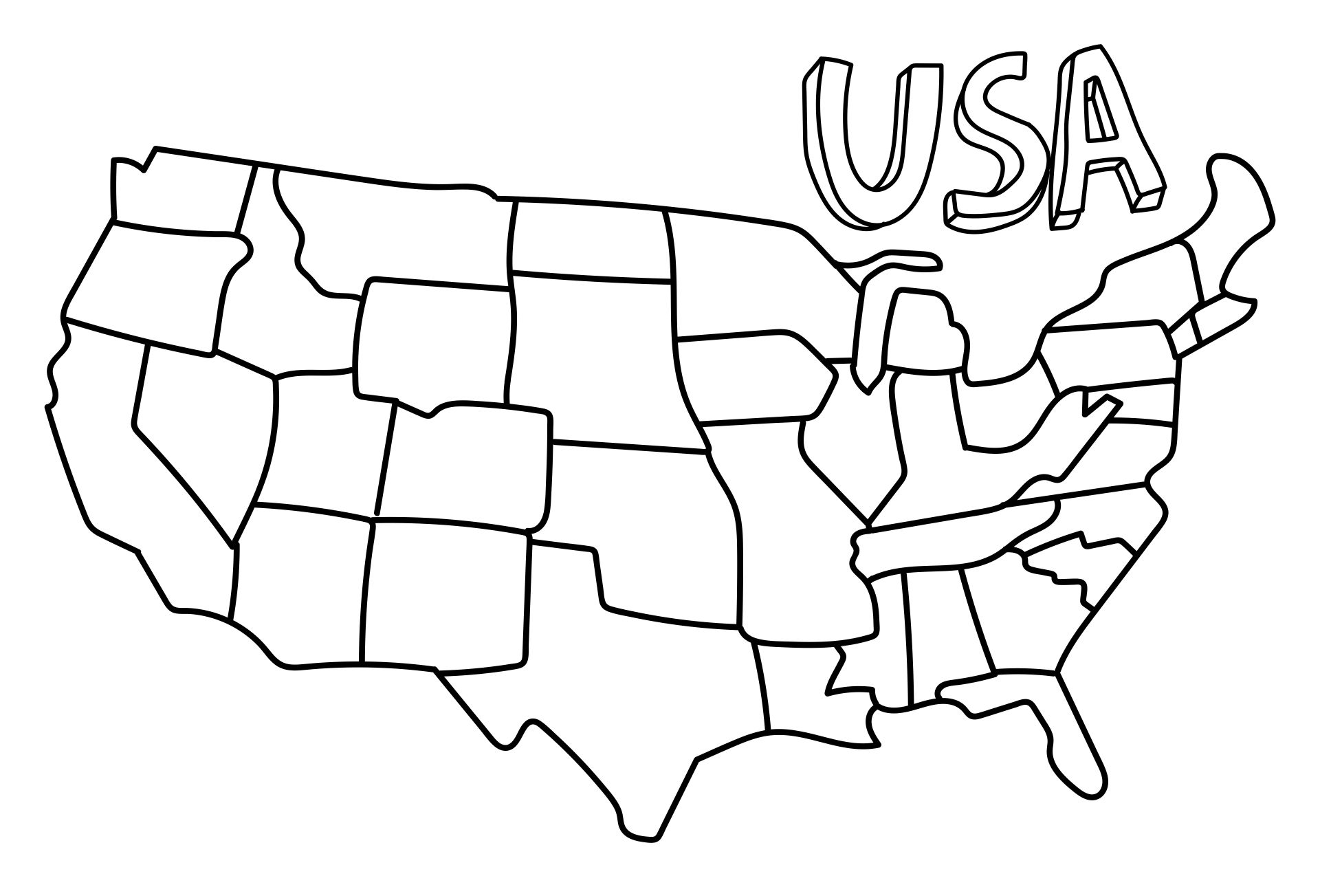 Blank Us Map Printable Pdf Free