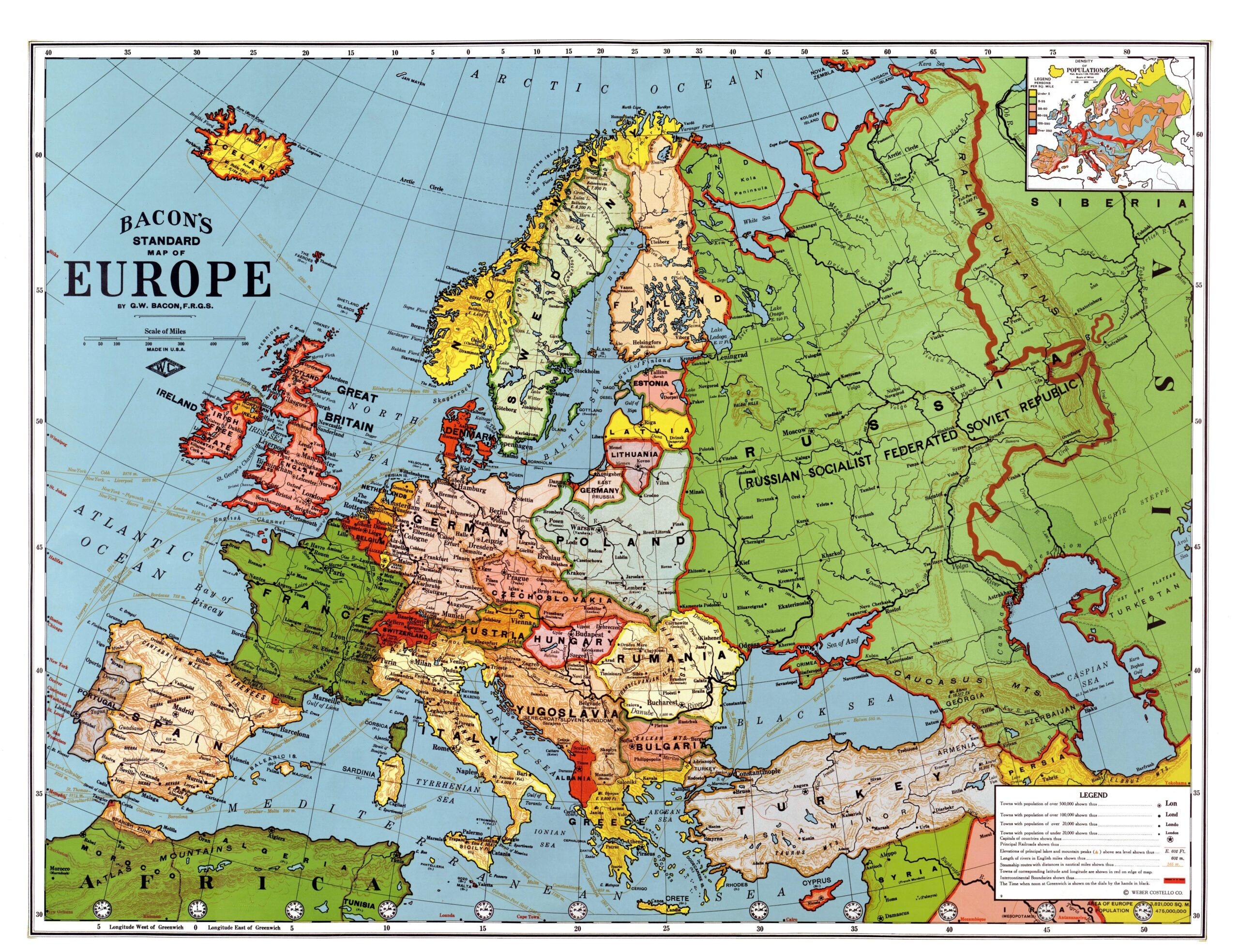 Antique World Map Printable