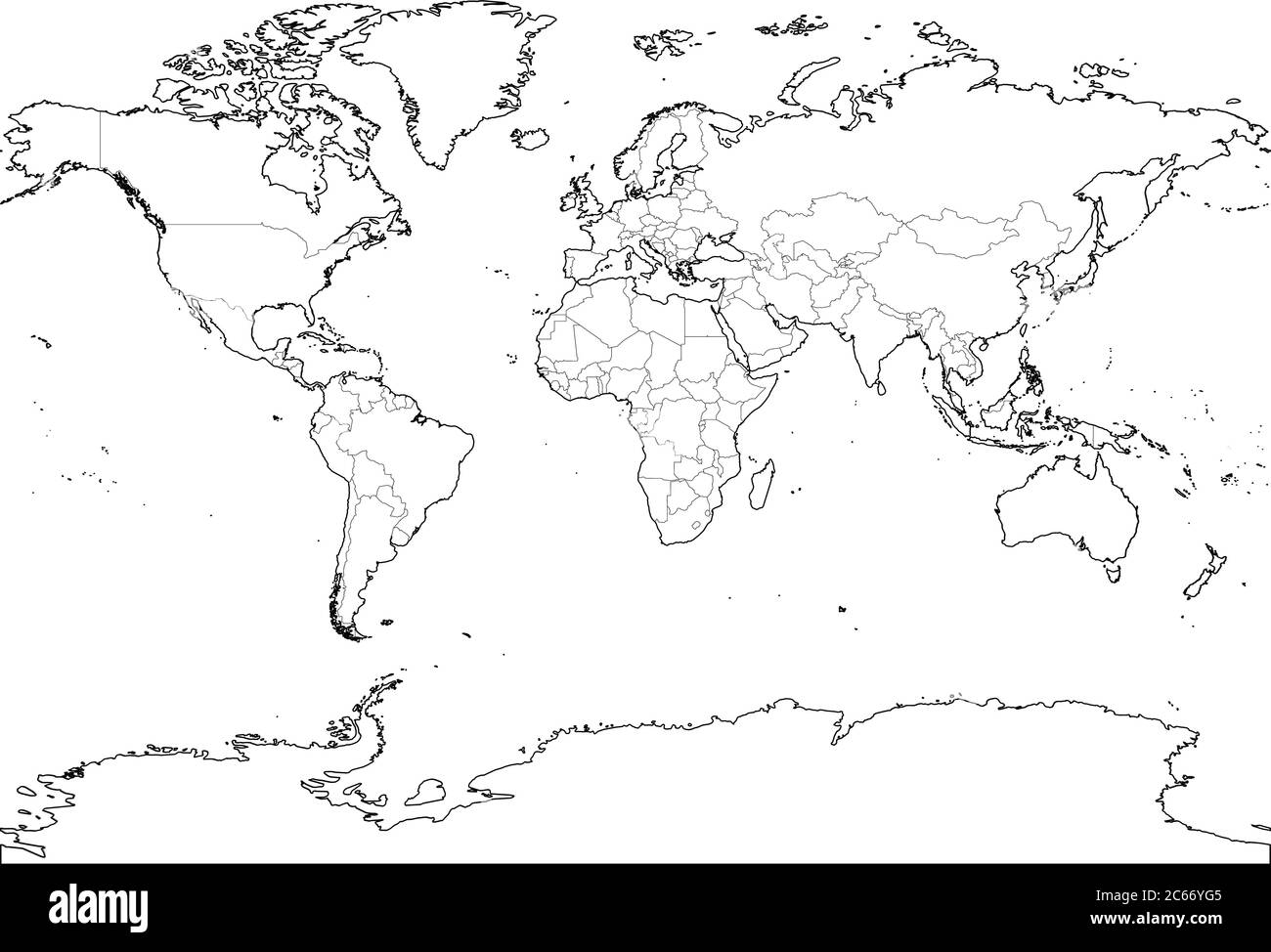 World Map Outline Fotos Und Bildmaterial In Hoher Aufl sung Alamy